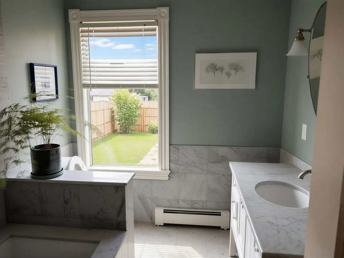 Walk in Shower bathroom design in Reading, MA