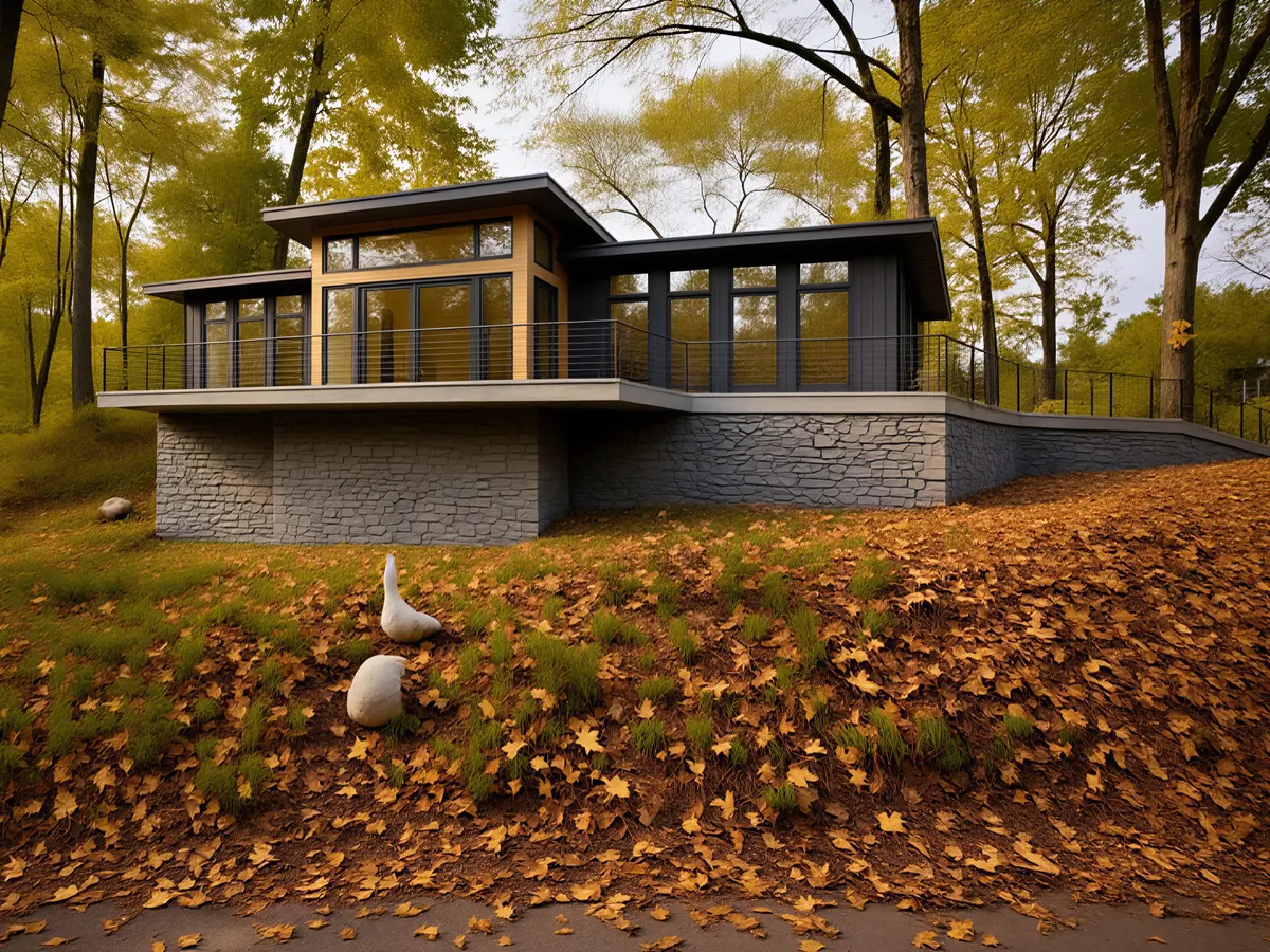 A stately Deck Home Front View that highlights the appeal of the original Acorn designs, brought to life with Modern Materials and techniques to provide years of liveability.